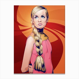 Twiggy Displate Canvas Print