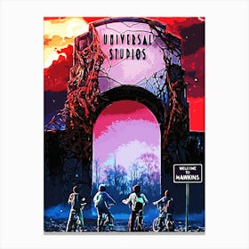 Stranger Things Poster movie 1 Canvas Print