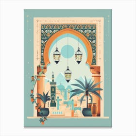 Moroccan City Canvas Print