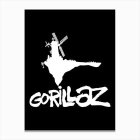 Gorillaz Logo Canvas Print