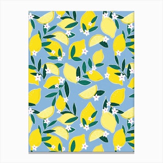 Sorrento Lemons Canvas Print