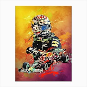 Formula 1 Red Bull Max Verstappen Canvas Print