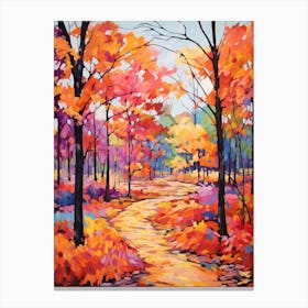 Autumn Gardens Painting Callaway Gardens Usa 2 Canvas Print