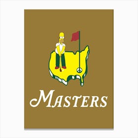 Masters Logo 4 Canvas Print