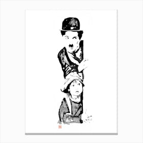 Charlie Chaplin Canvas Print
