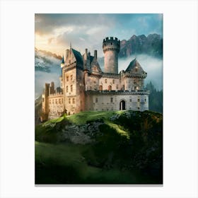 Castle In The Mountains 1 Canvas Print