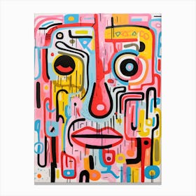 Face Of A Man 1 Canvas Print