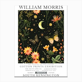 William Morris Exhibition Insects Series 17 Canvas Print