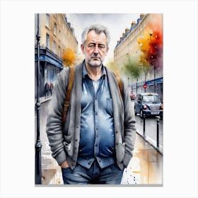 Man In London Canvas Print