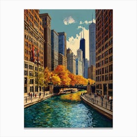 Chicago River 3 Canvas Print