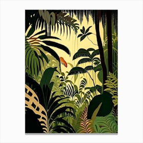 Majestic Jungle 2 Rousseau Inspired Canvas Print