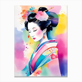 Geisha 2 Canvas Print