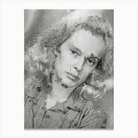 Sandy Denny Portrait Canvas Print