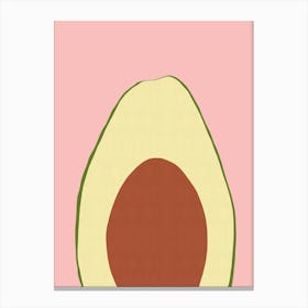 Avocado illustration Canvas Print