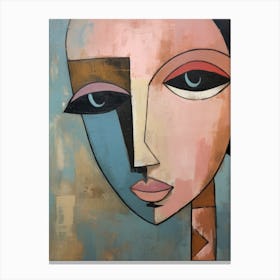 Face Of A Woman 14 Canvas Print