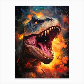 Dinosaur T-Rex 1 Canvas Print