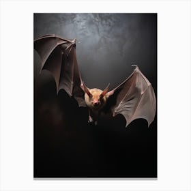 Bat Flying Illustration 1 Canvas Print