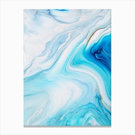 Water Texture Water Waterscape Marble Acrylic Painting 2 Canvas Print