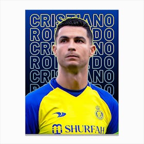 Cristiano Ronaldo 7 Canvas Print