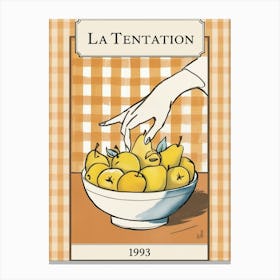 La Temptation 1 Canvas Print