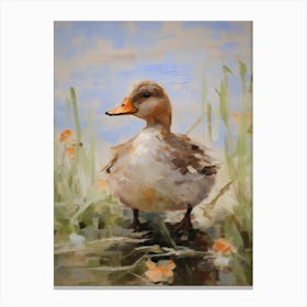 Bird Painting Duck 4 Canvas Print