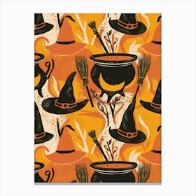 Witches Cauldron Canvas Print