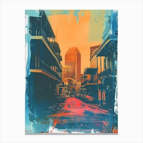 New Orleans Polaroid Inspired 4 Canvas Print
