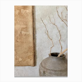 Terracotta Vase Canvas Print