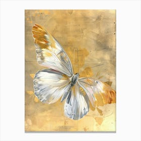Butterfly Precisionist Illustration 2 Canvas Print