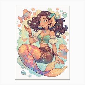 Pearl Mermaid Canvas Print