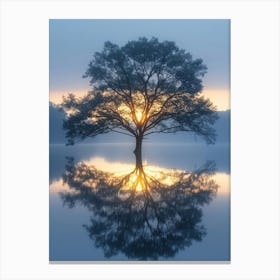 Sunrise Tree Canvas Print