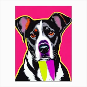 Plott Hound Andy Warhol Style dog Canvas Print