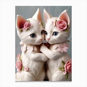 Two Kittens Canvas Print