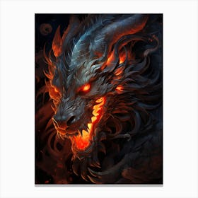 Dragon Hd Wallpaper Canvas Print