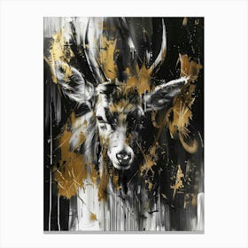 Deer Art 1 Canvas Print