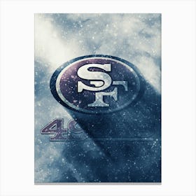 San Francisco 49ers Football Canvas Print