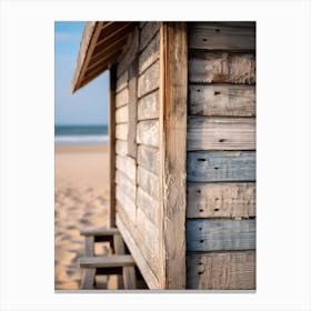 Beach Hut Canvas Print