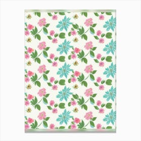 Floral Pattern 12 Canvas Print