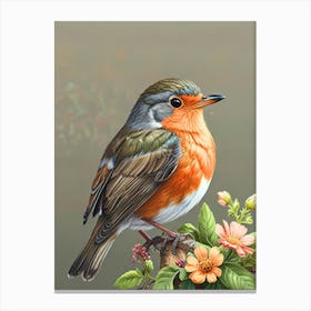 Robin 10 Canvas Print