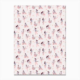 Girl Cats Canvas Print