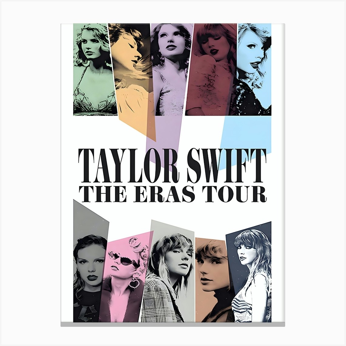 Taylor Swift The Eras Tour 2023 Nashville Official Lithograph Poster  14”x24”