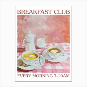 Breakfast Club Veggie Breakfast 4 Canvas Print