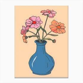 Flowers In A Vase 46 Canvas Print