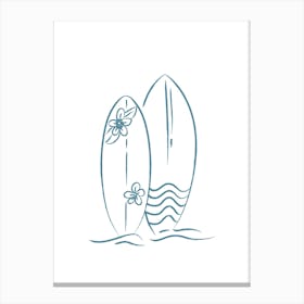 Surfboards 3 Canvas Print