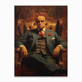 Gangster Art Don Vito Corleone The Godfather Leinwandbilder