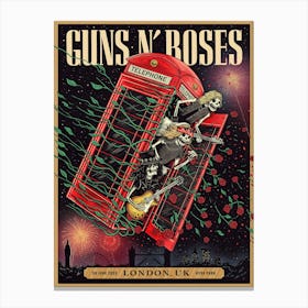 Guns N Roses - London gig Stampe su tela