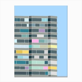 Apartment Building Margate Kent Canvas Print