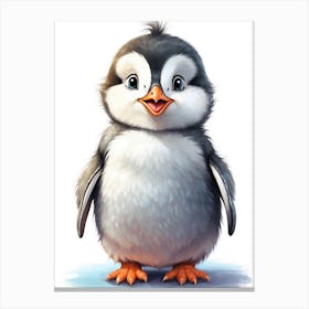 Cute Penguin Baby Canvas Print