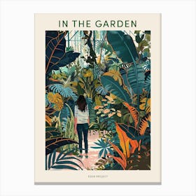 In The Garden Poster Eden Project United Kingdom 2 Canvas Print
