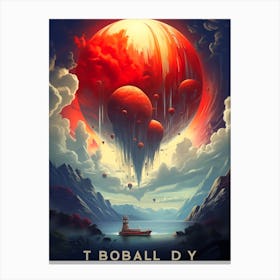 T Boball Dy Canvas Print